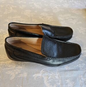J Ferrar men’s black dress shoes size 12